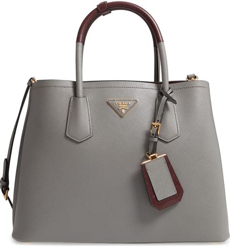 prada city two tone tote purseforum|Prada double purse.